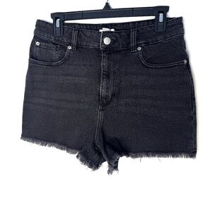 ROXY black denim shorts with a high waist size 29